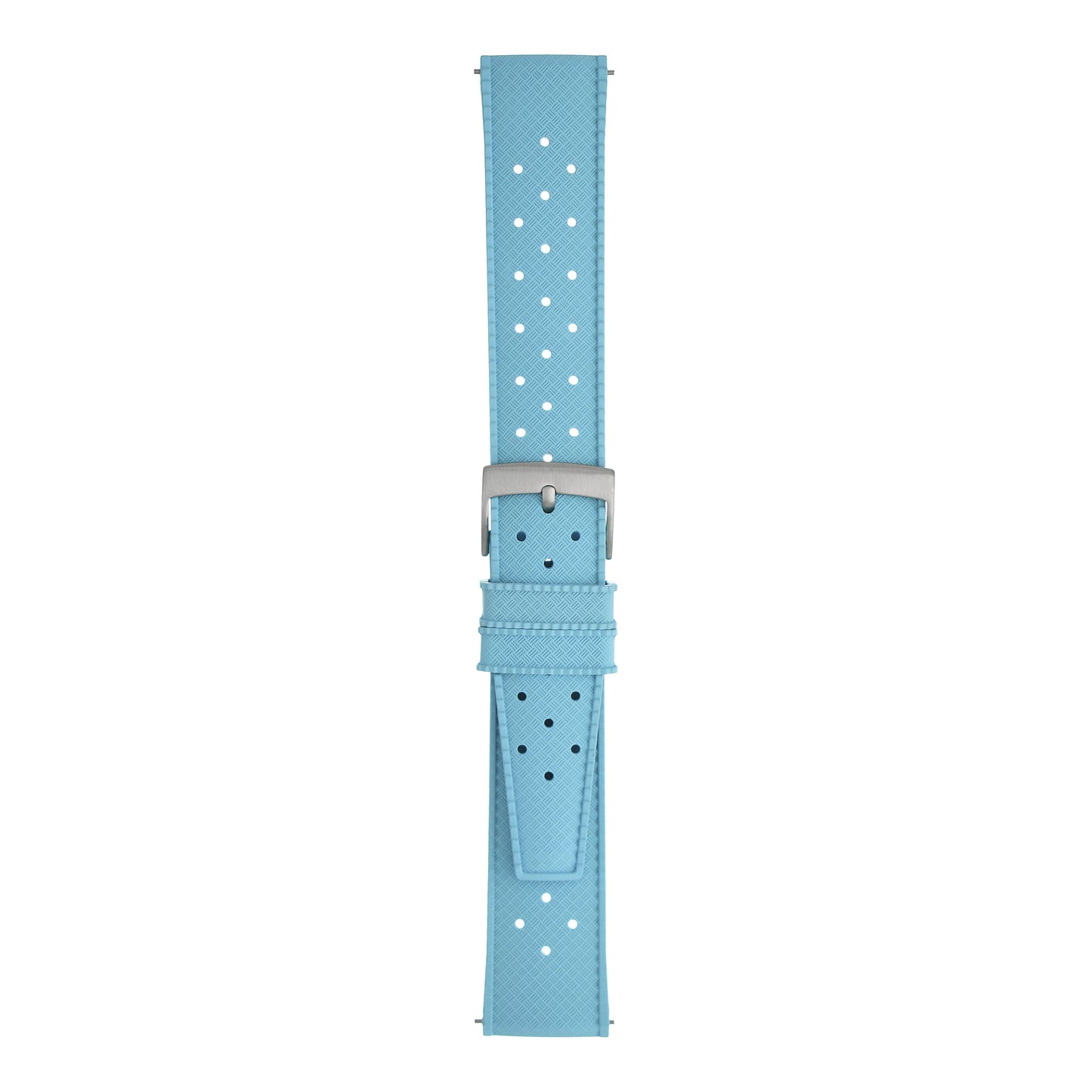 Perforated Basket Weave Watch Strap