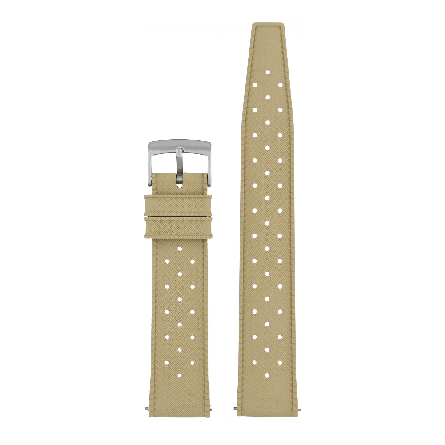 Perforated Basket Weave Watch Strap
