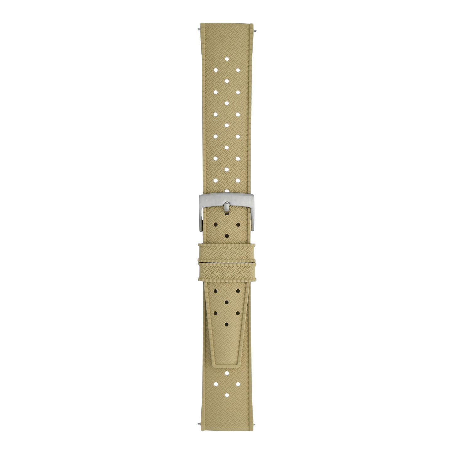 Perforated Basket Weave Watch Strap