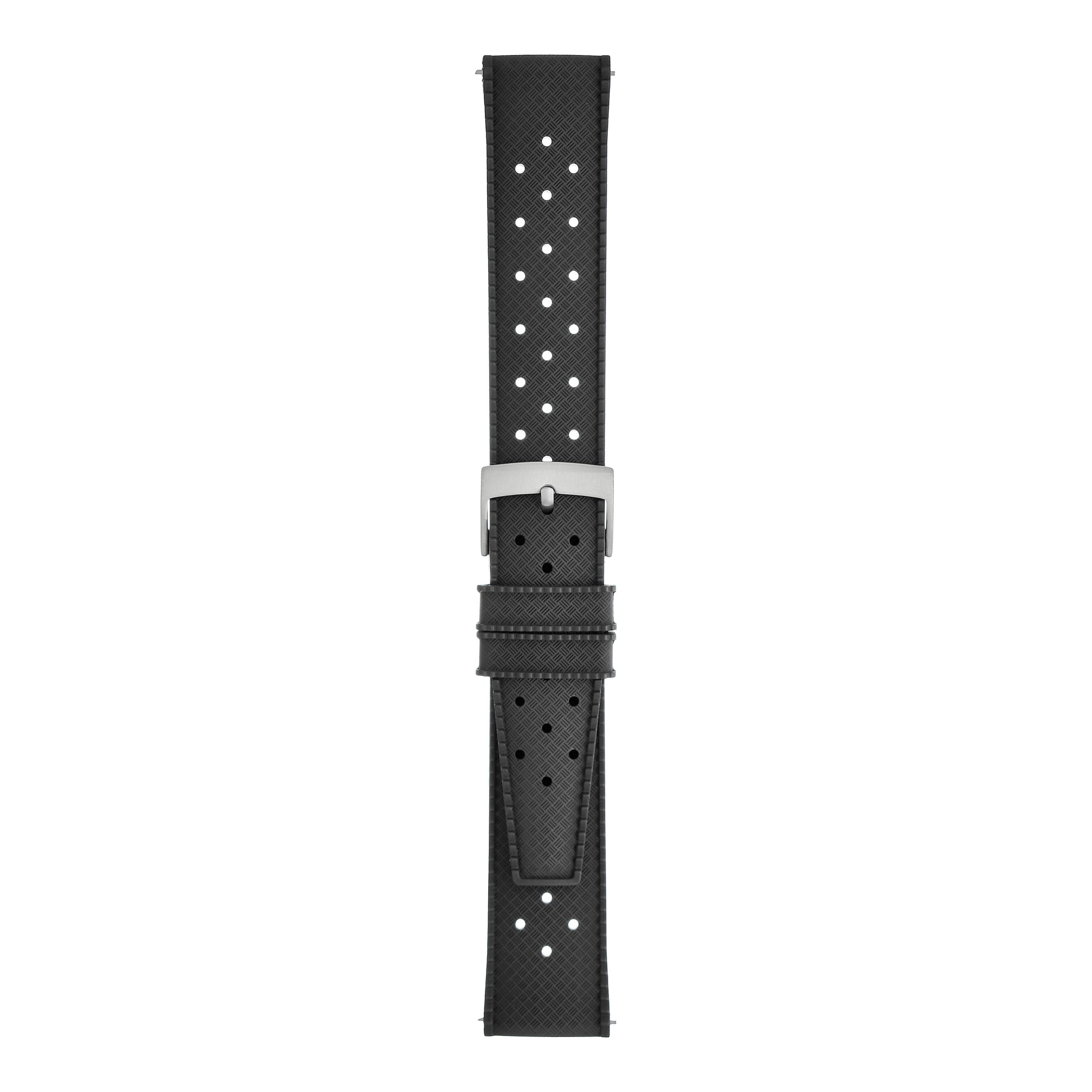Perforated Basket Weave Watch Strap