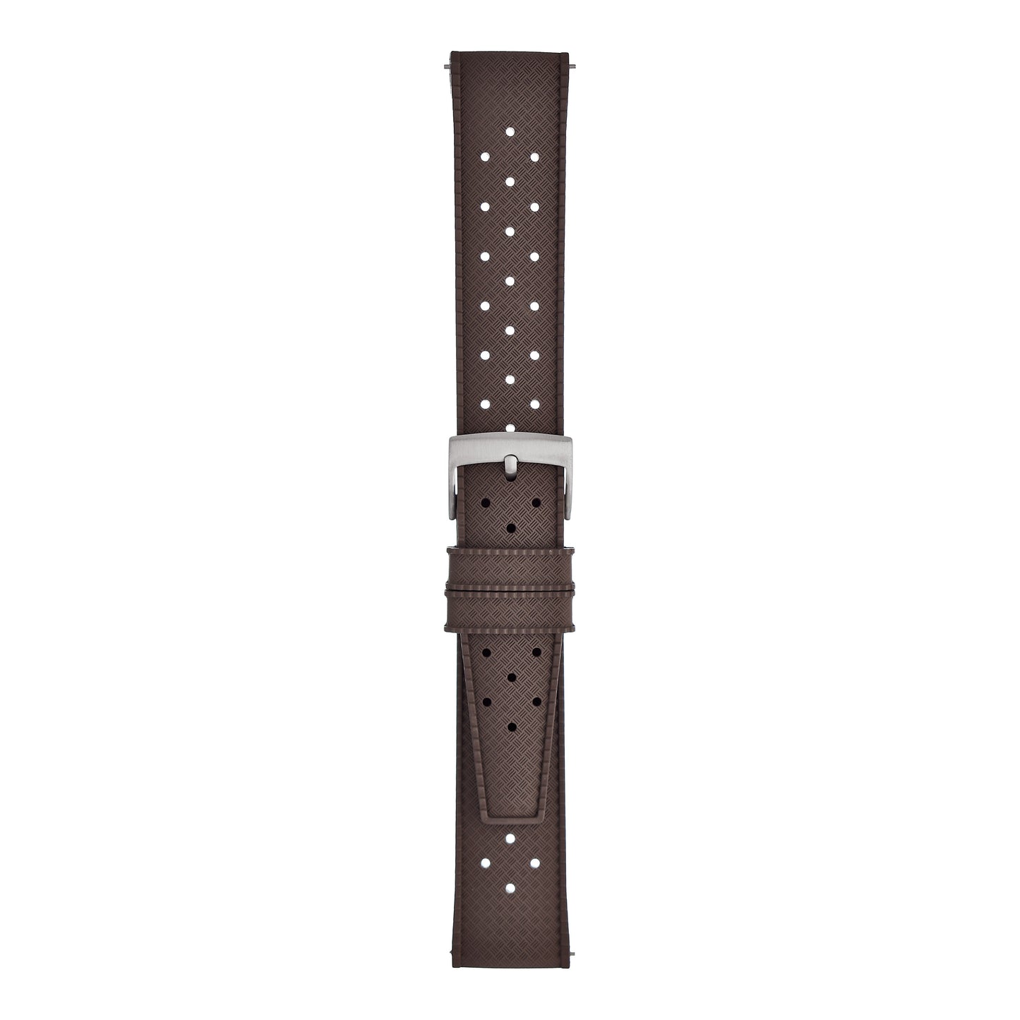 Perforated Basket Weave Watch Strap
