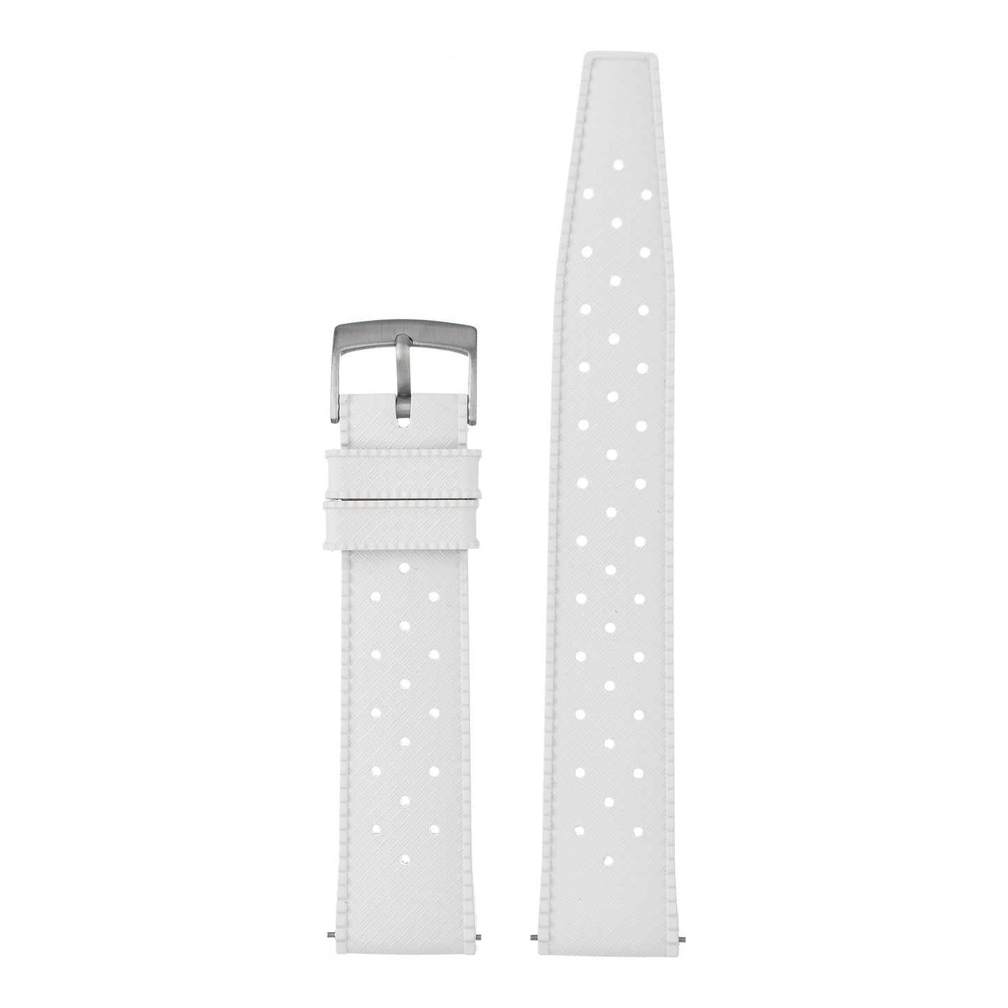 Perforated Basket Weave Watch Strap