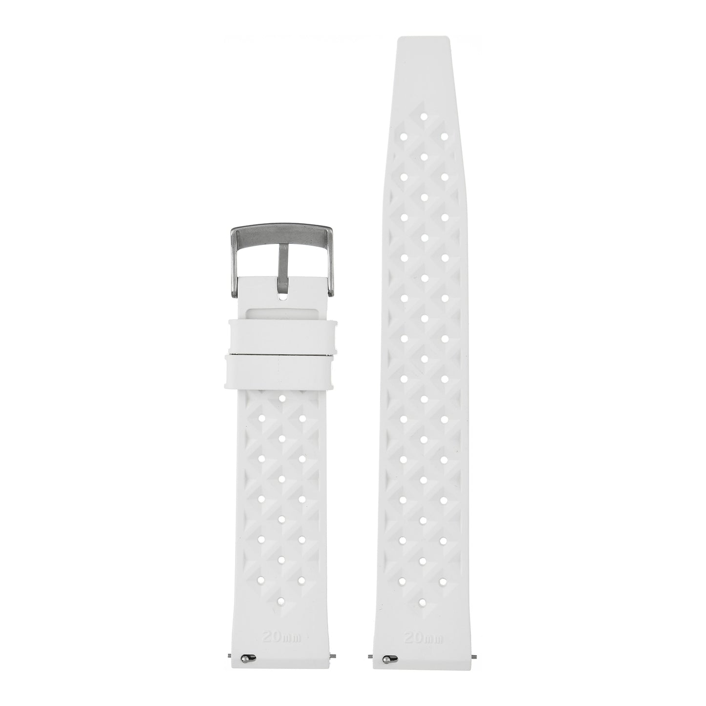 Perforated Basket Weave Watch Strap