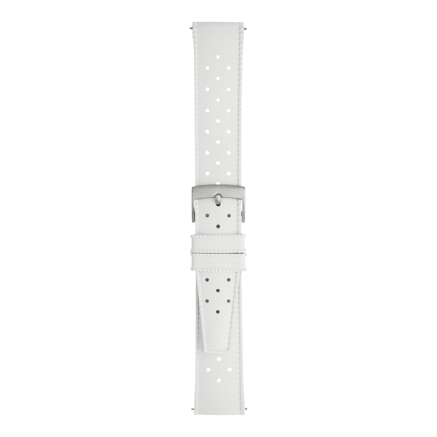 Perforated Basket Weave Watch Strap