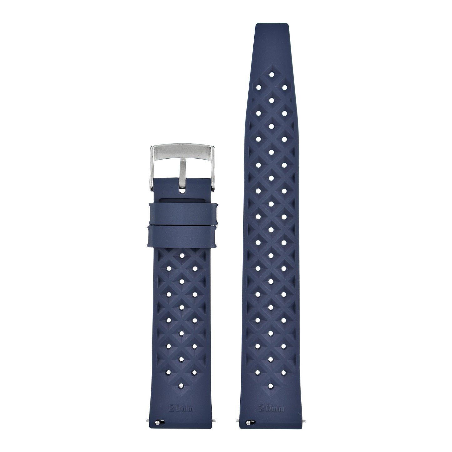 Perforated Basket Weave Watch Strap