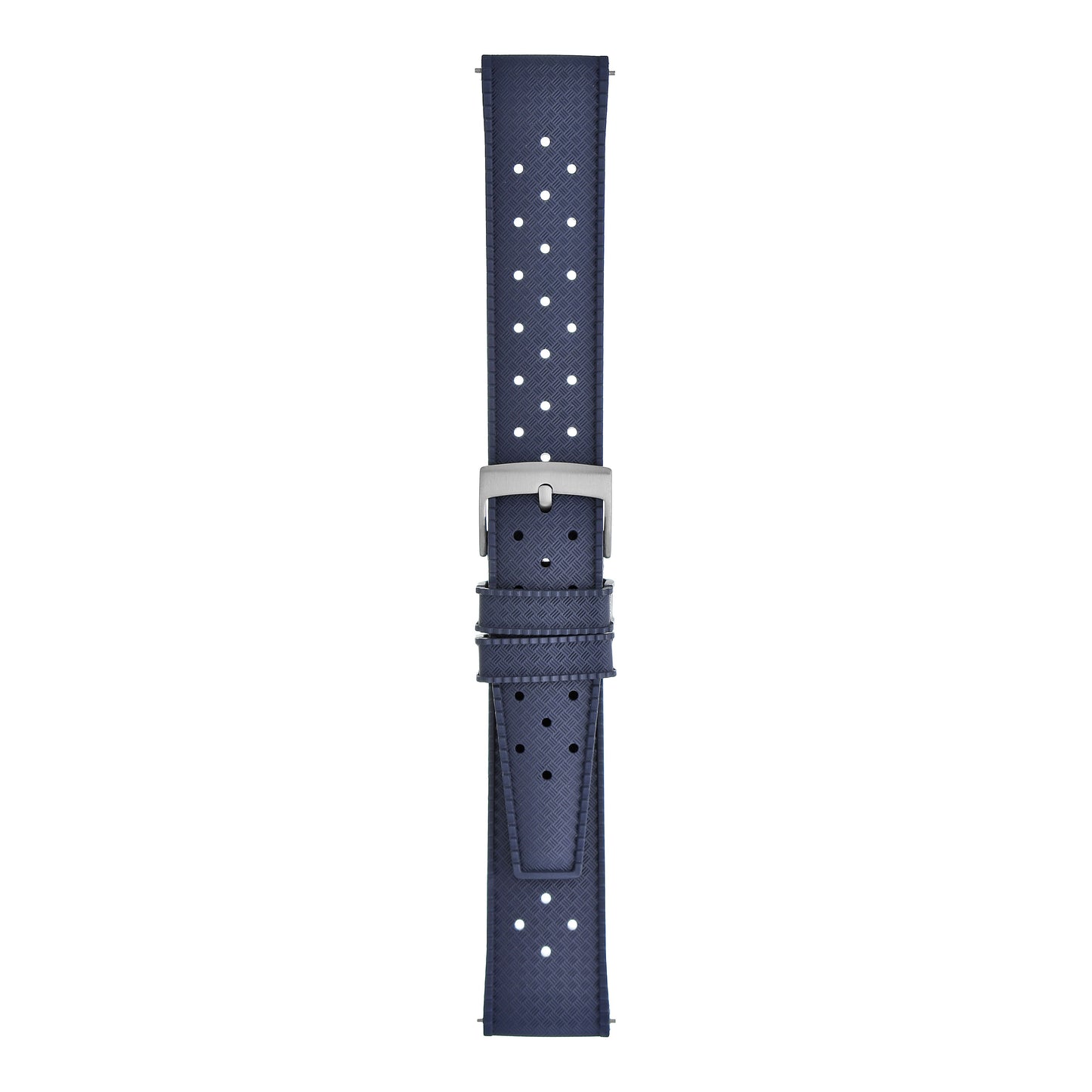 Perforated Basket Weave Watch Strap