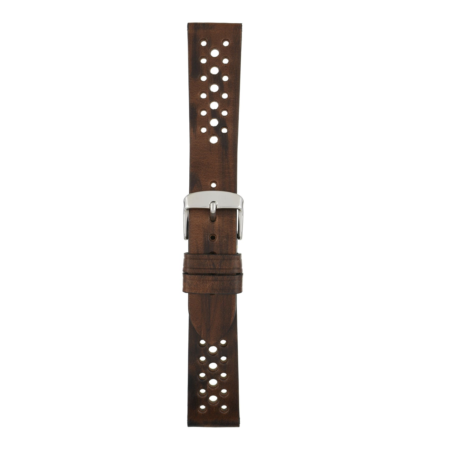 Perforated Hand Finished Leather Watch Strap