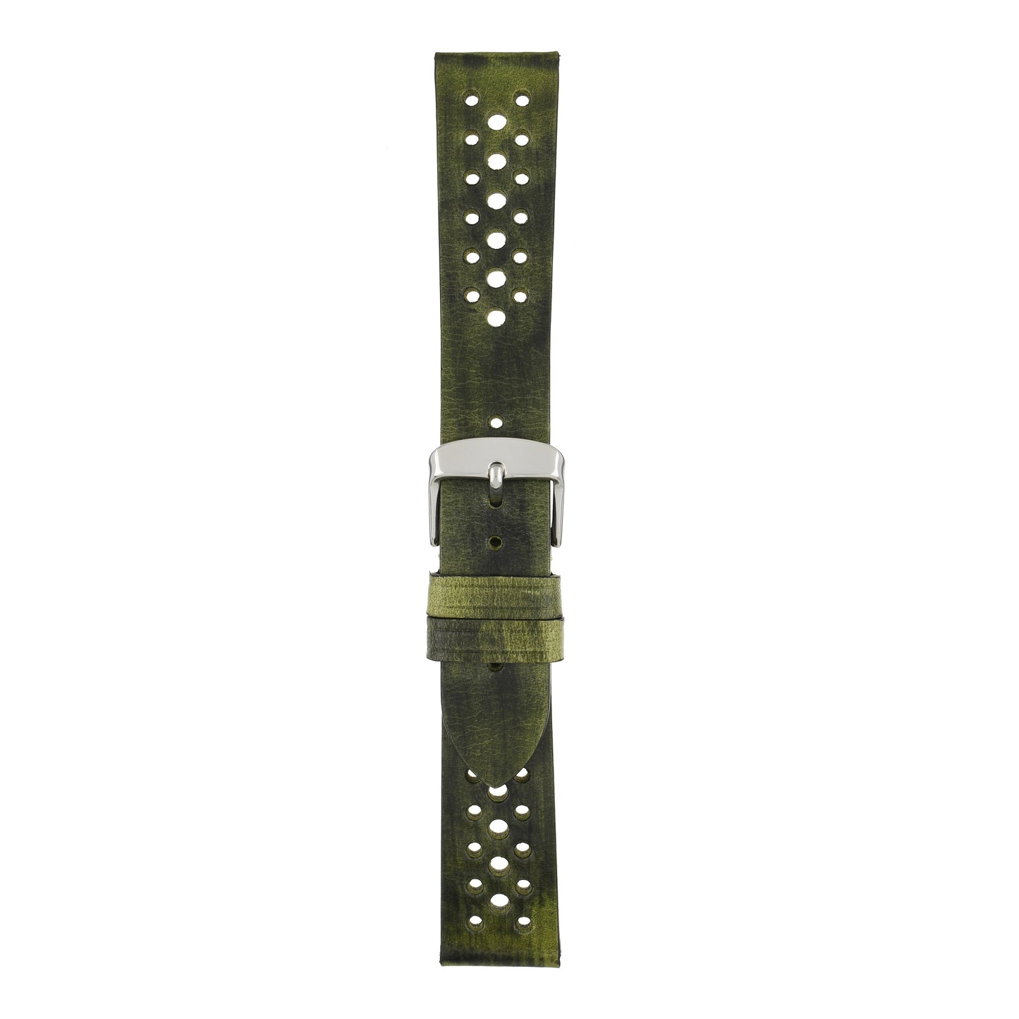 Perforated Hand Finished Leather Watch Strap