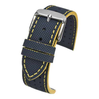 Perforated Sport Leather Watch Strap