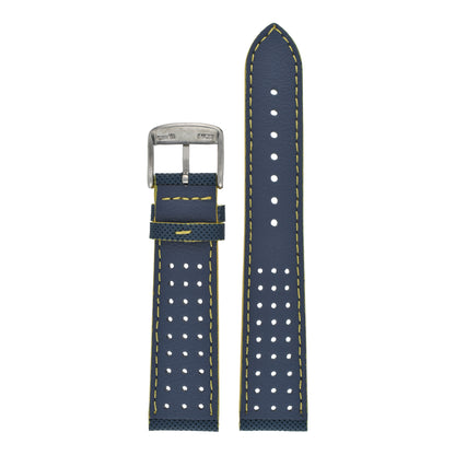 Perforated Sport Leather Watch Strap