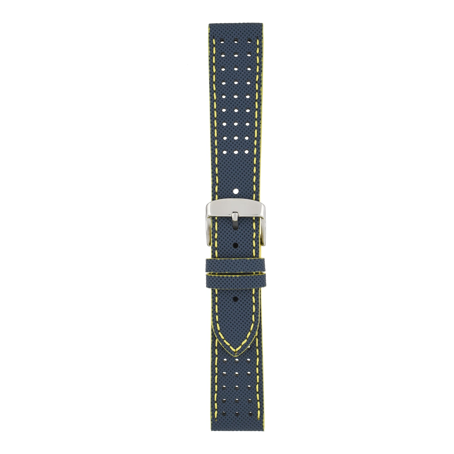 Perforated Sport Leather Watch Strap
