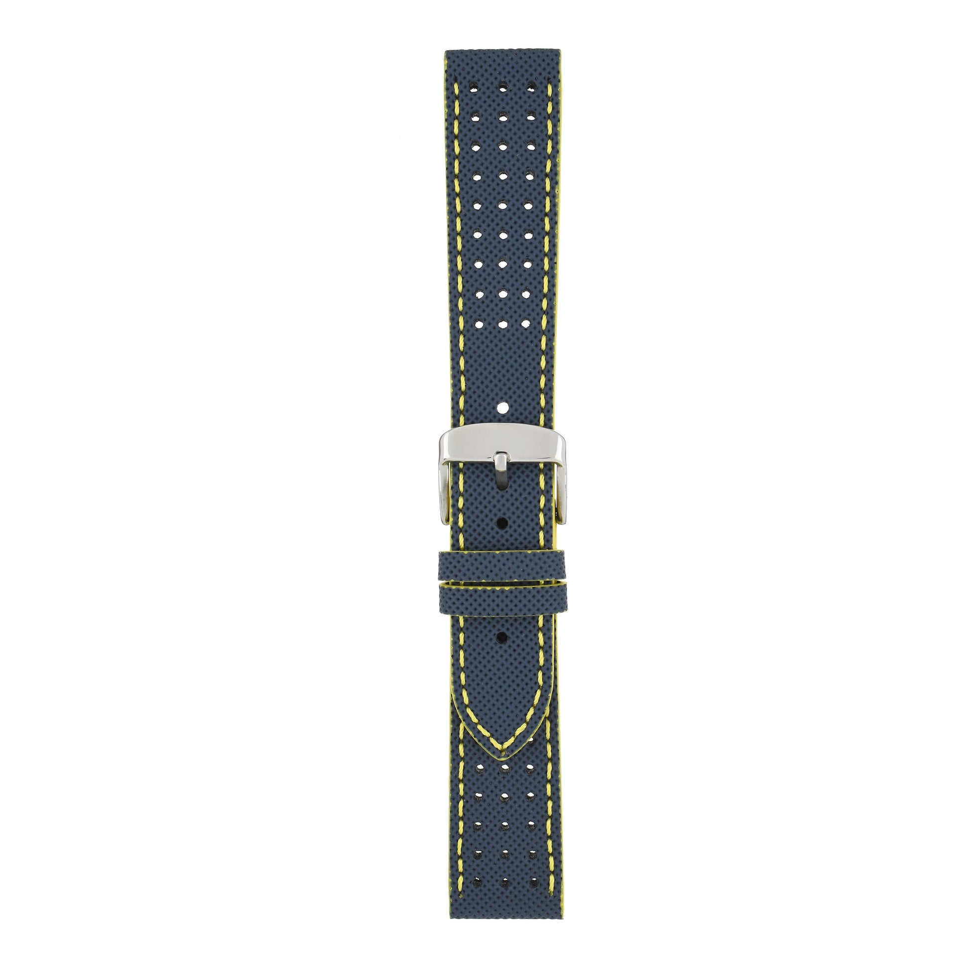 Perforated Sport Leather Watch Strap
