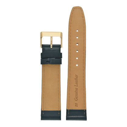 Plain Stitched Calf Leather Watch Strap (8mm-22mm)
