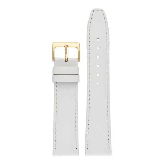 Plain Stitched Calf Leather Watch Strap (8mm-22mm)
