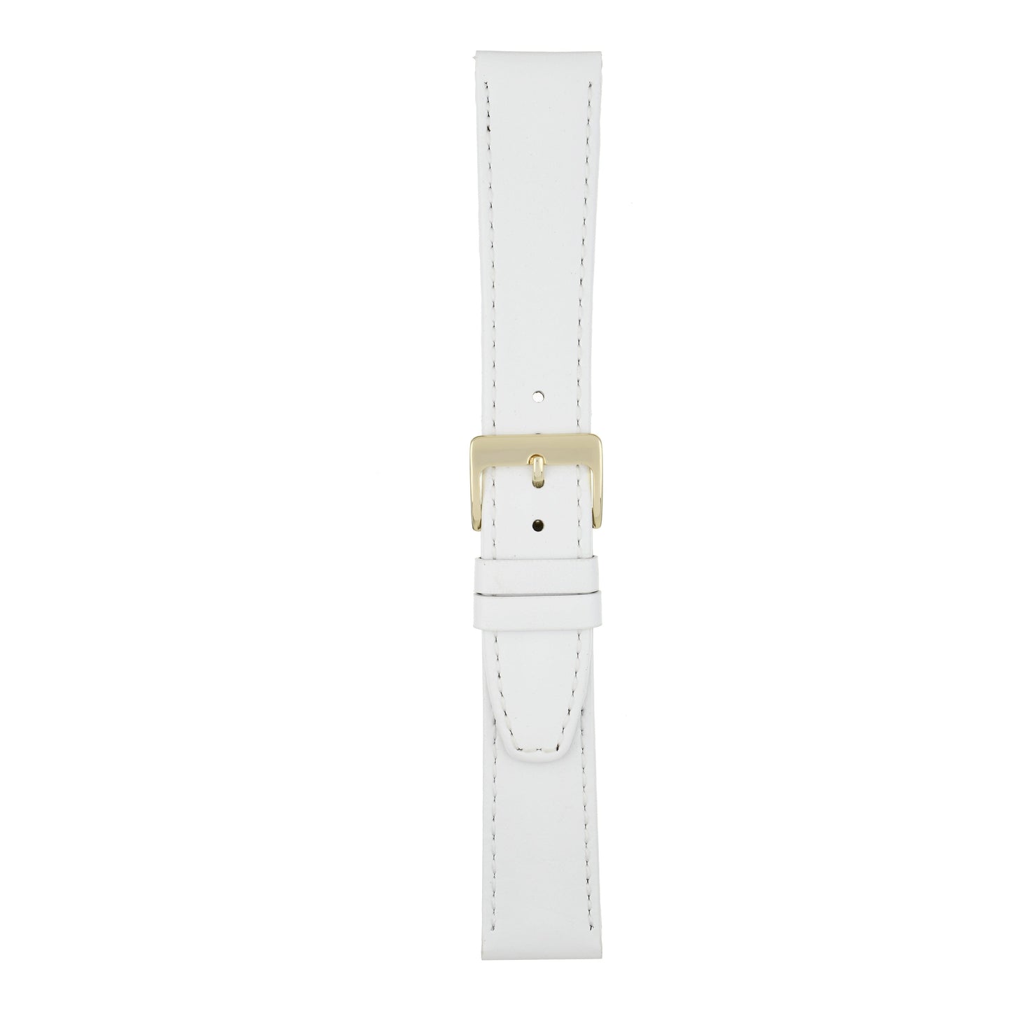 Plain Stitched Calf Leather Watch Strap (8mm-22mm)