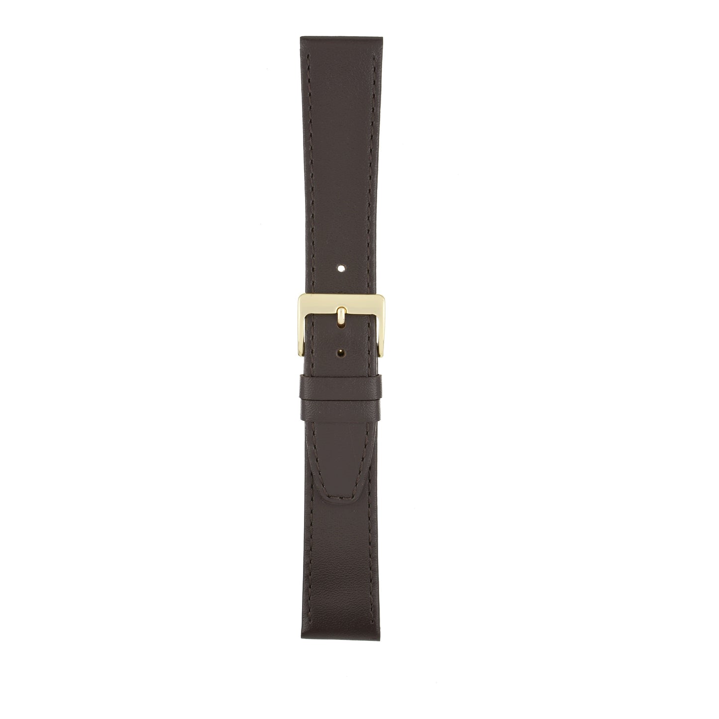 Plain Stitched Calf Leather Watch Strap (8mm-22mm)