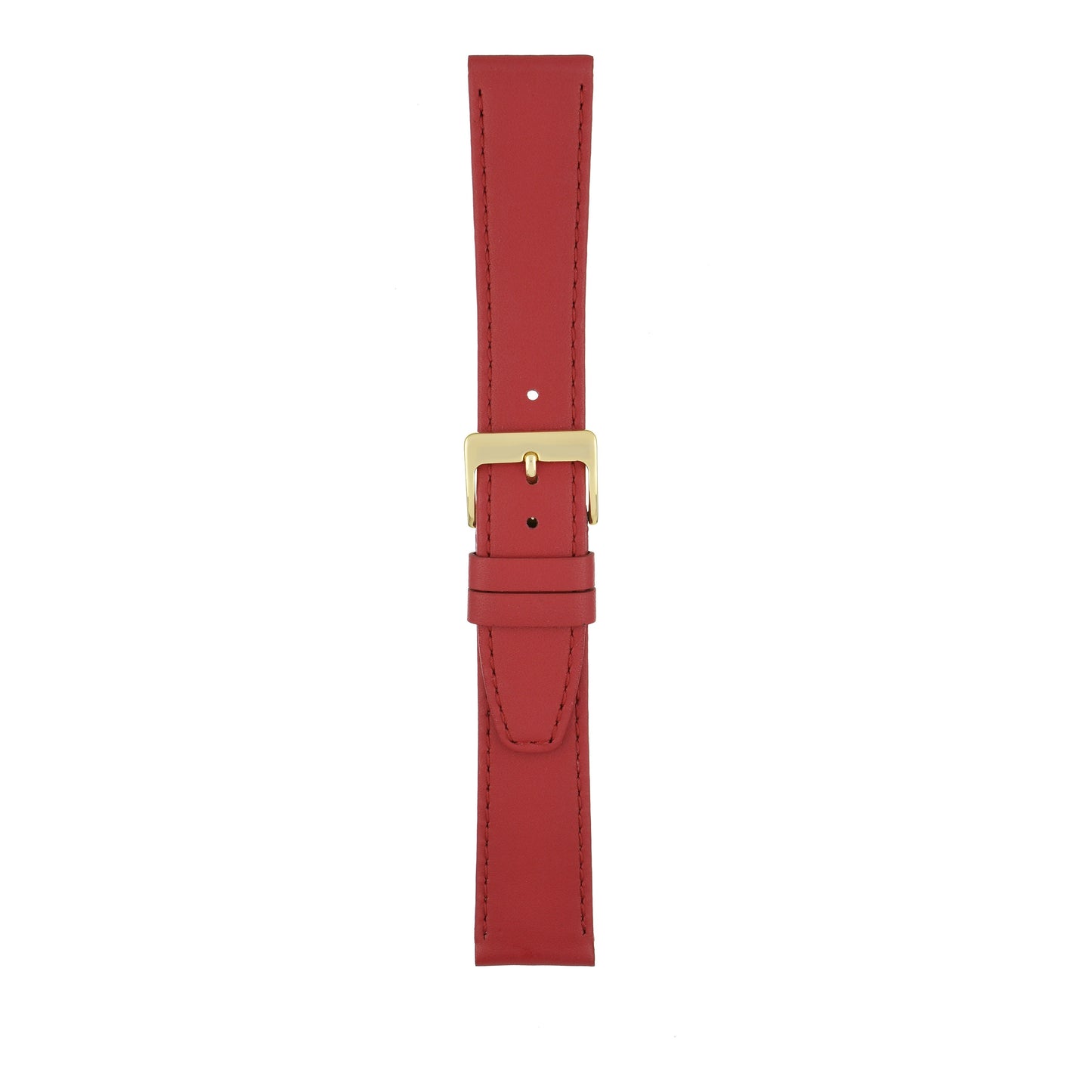 Plain Stitched Calf Leather Watch Strap (8mm-22mm)