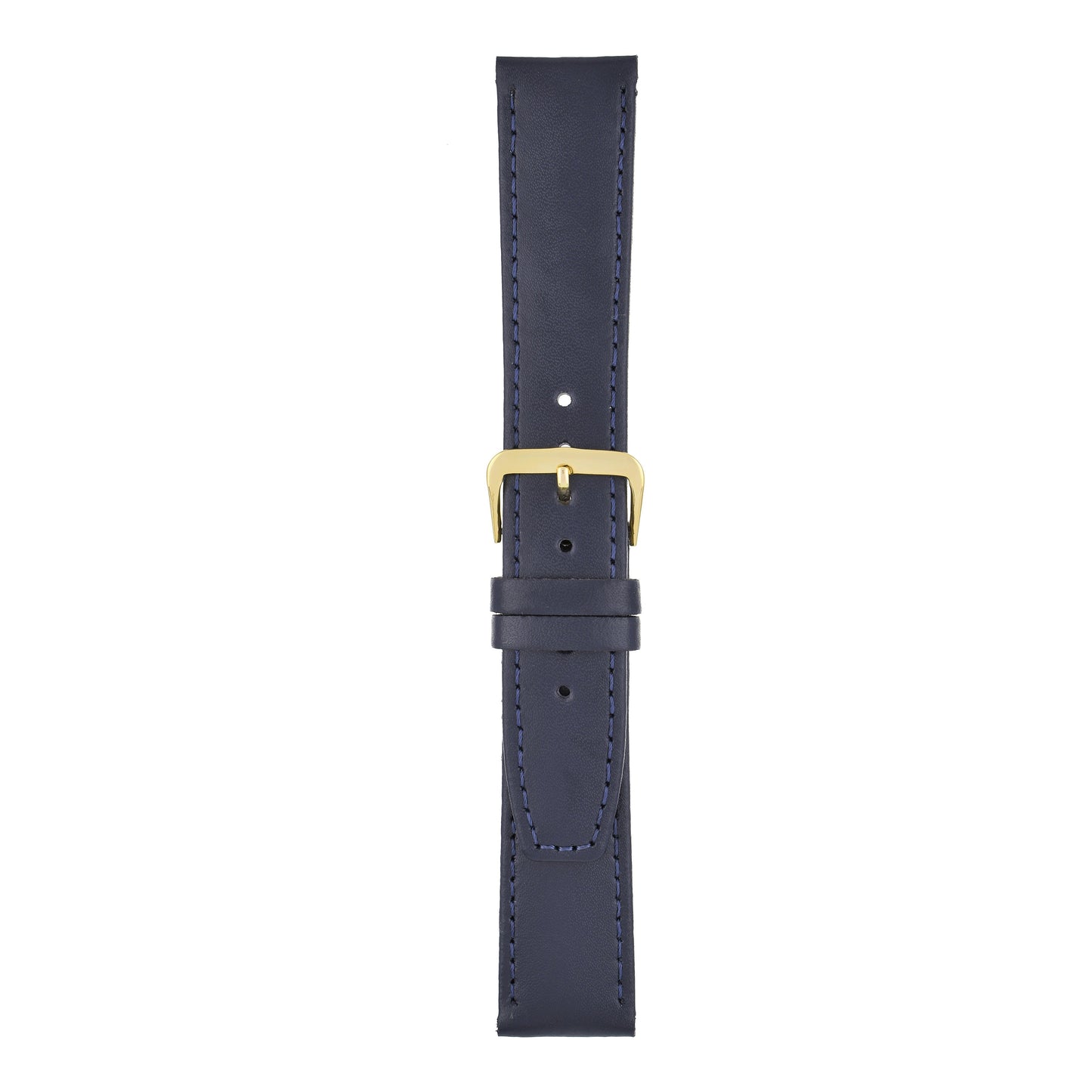 Plain Stitched Square End Leather Watch Strap (8mm-22mm)