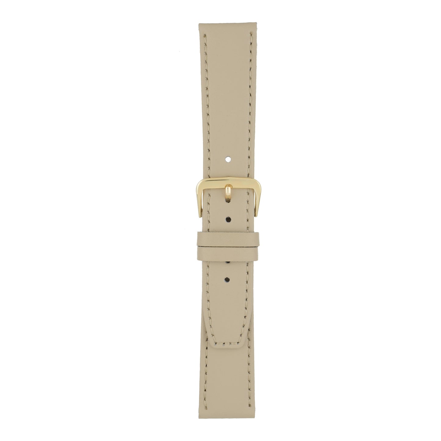 Plain Stitched Square End Leather Watch Strap (8mm-22mm)
