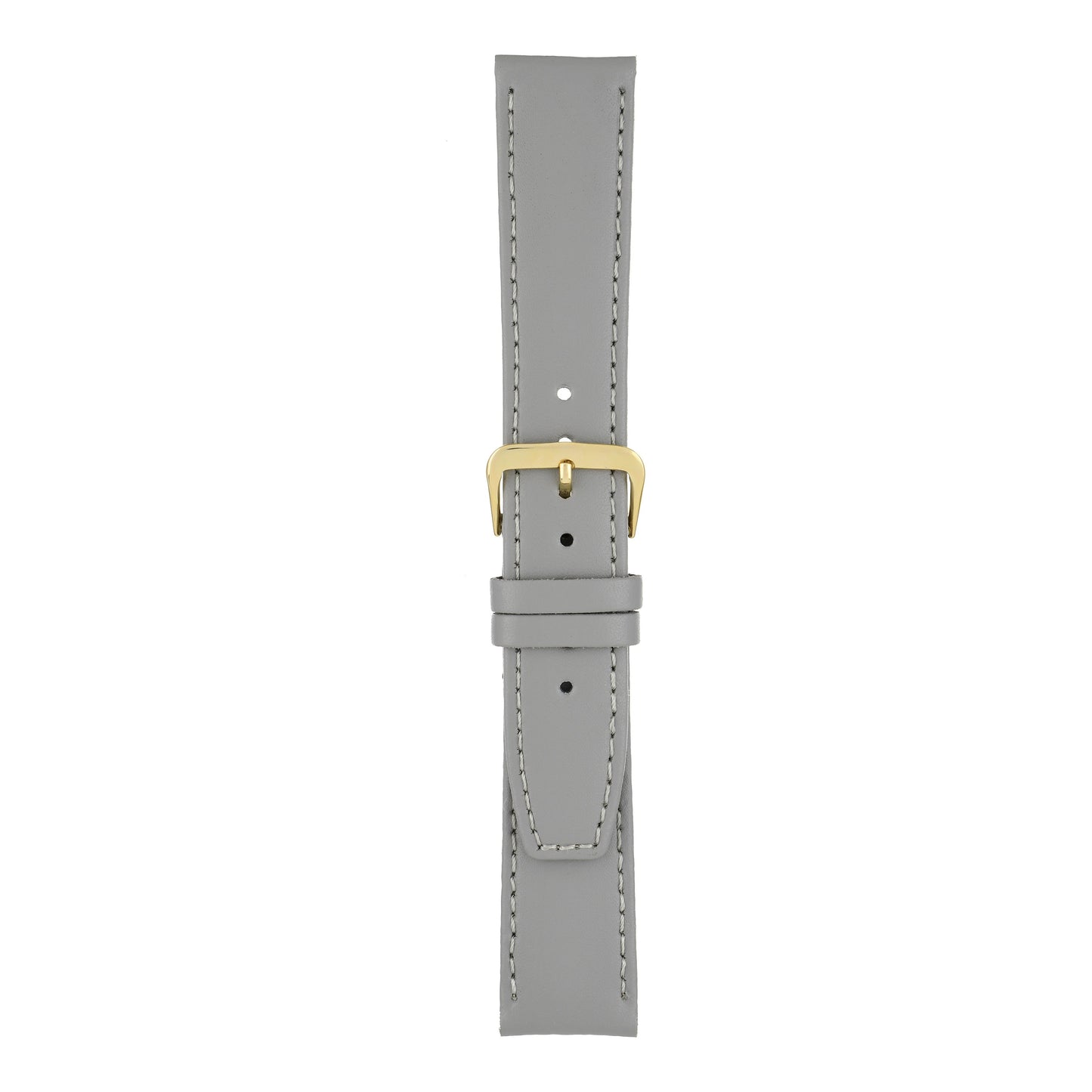 Plain Stitched Square End Leather Watch Strap (8mm-22mm)