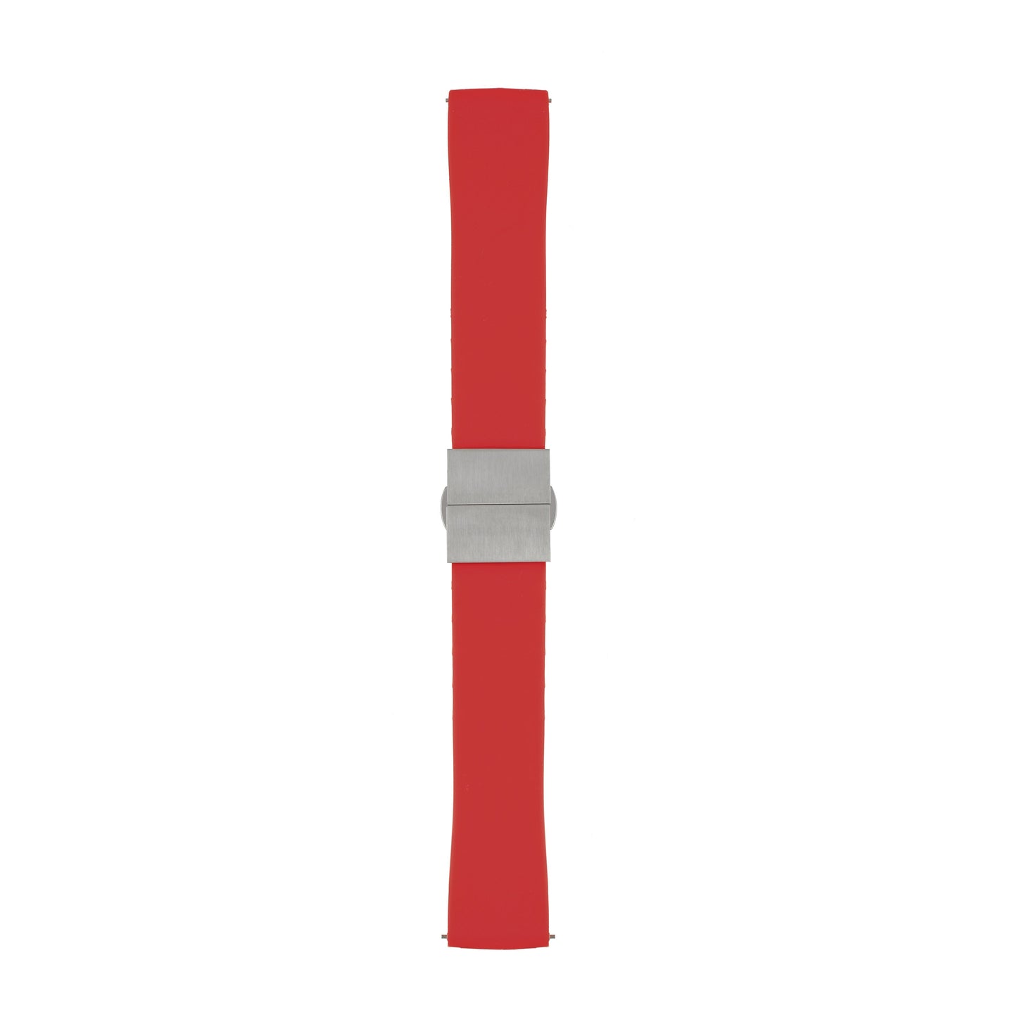 Premium Silicone Centre Clasp Watch Strap