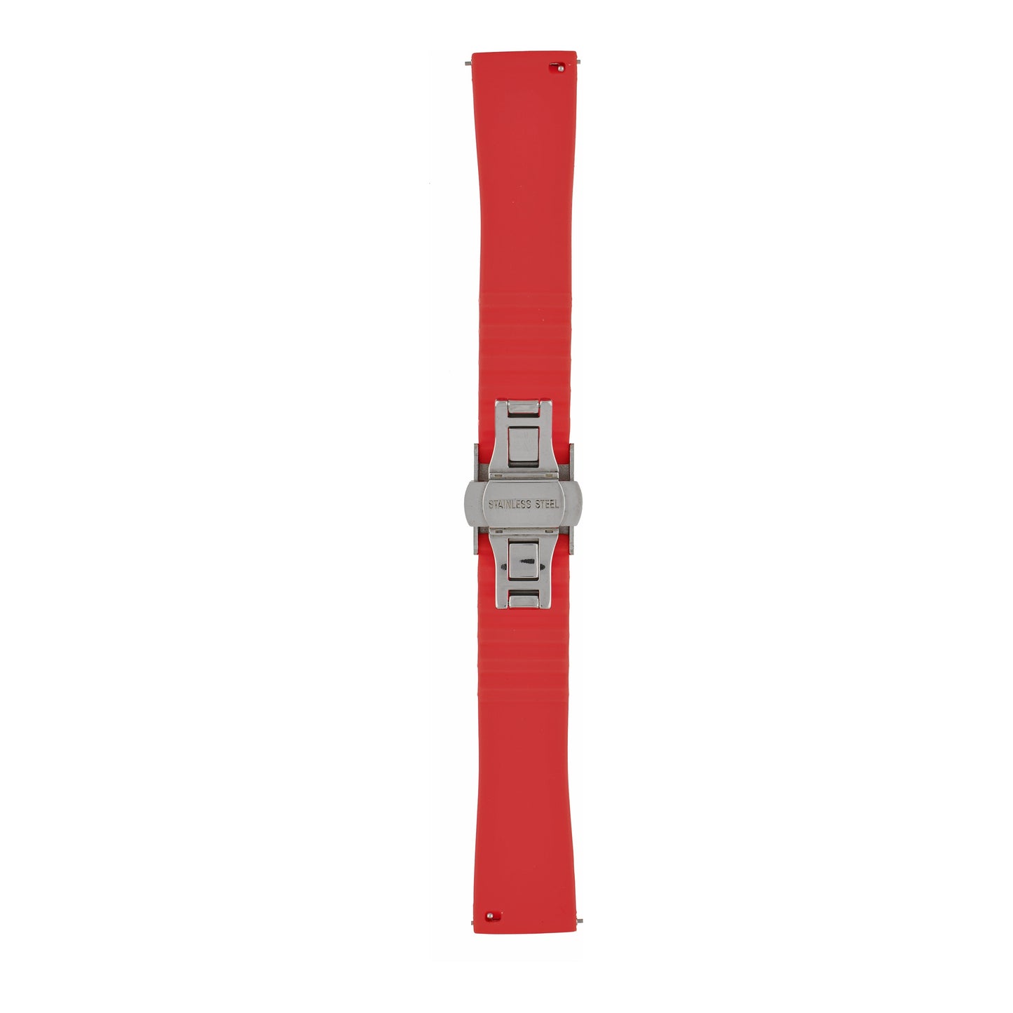 Premium Silicone Centre Clasp Watch Strap