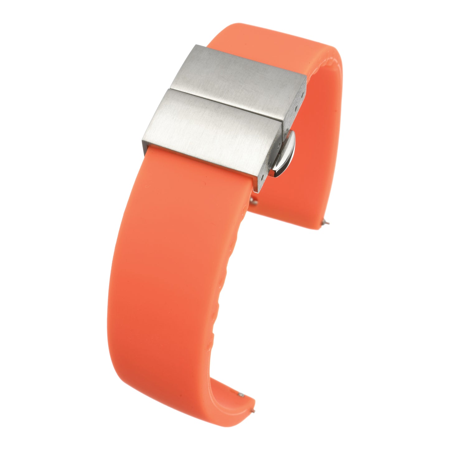 Premium Silicone Centre Clasp Watch Strap