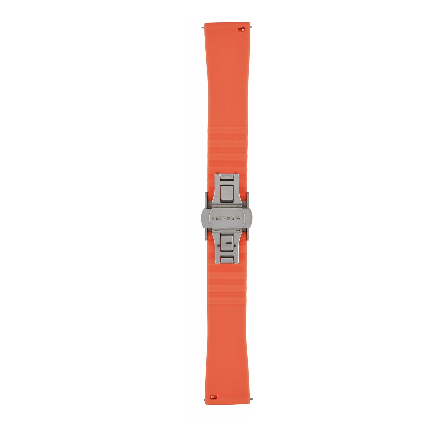 Premium Silicone Centre Clasp Watch Strap