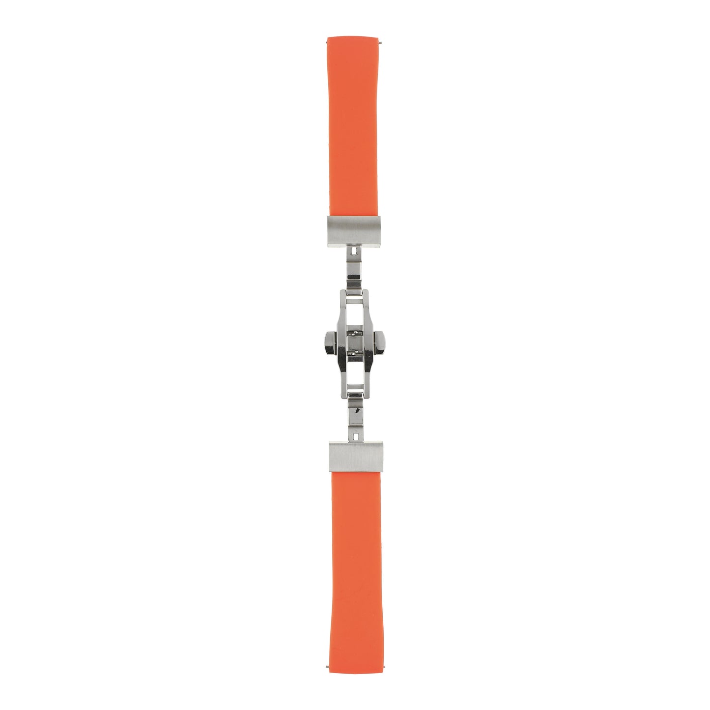 Premium Silicone Centre Clasp Watch Strap