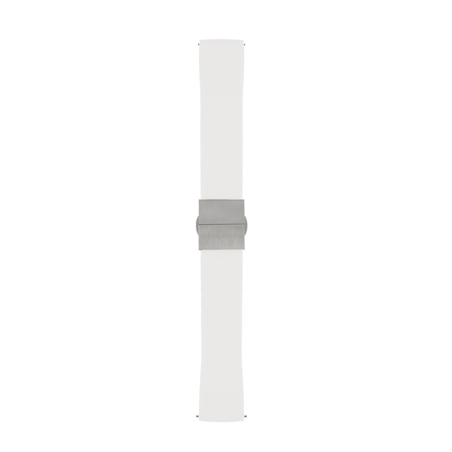Premium Silicone Centre Clasp Watch Strap