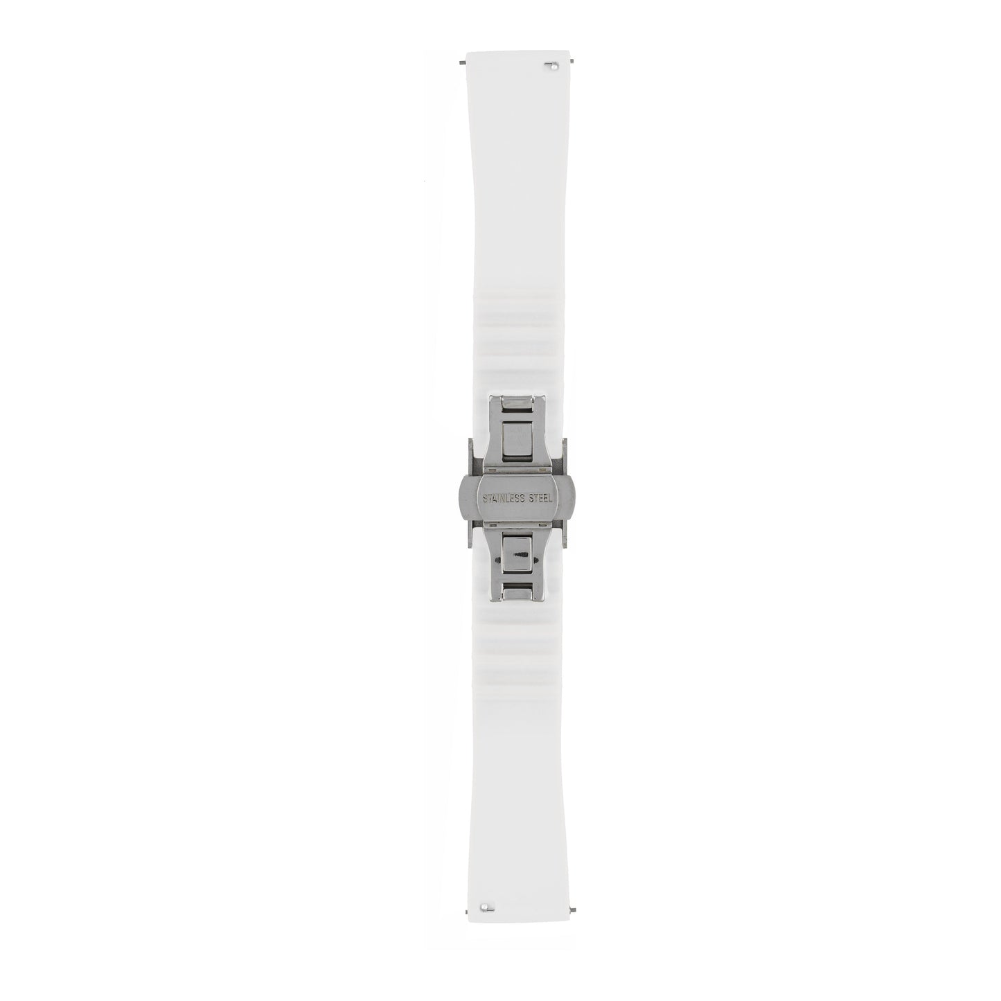 Premium Silicone Centre Clasp Watch Strap