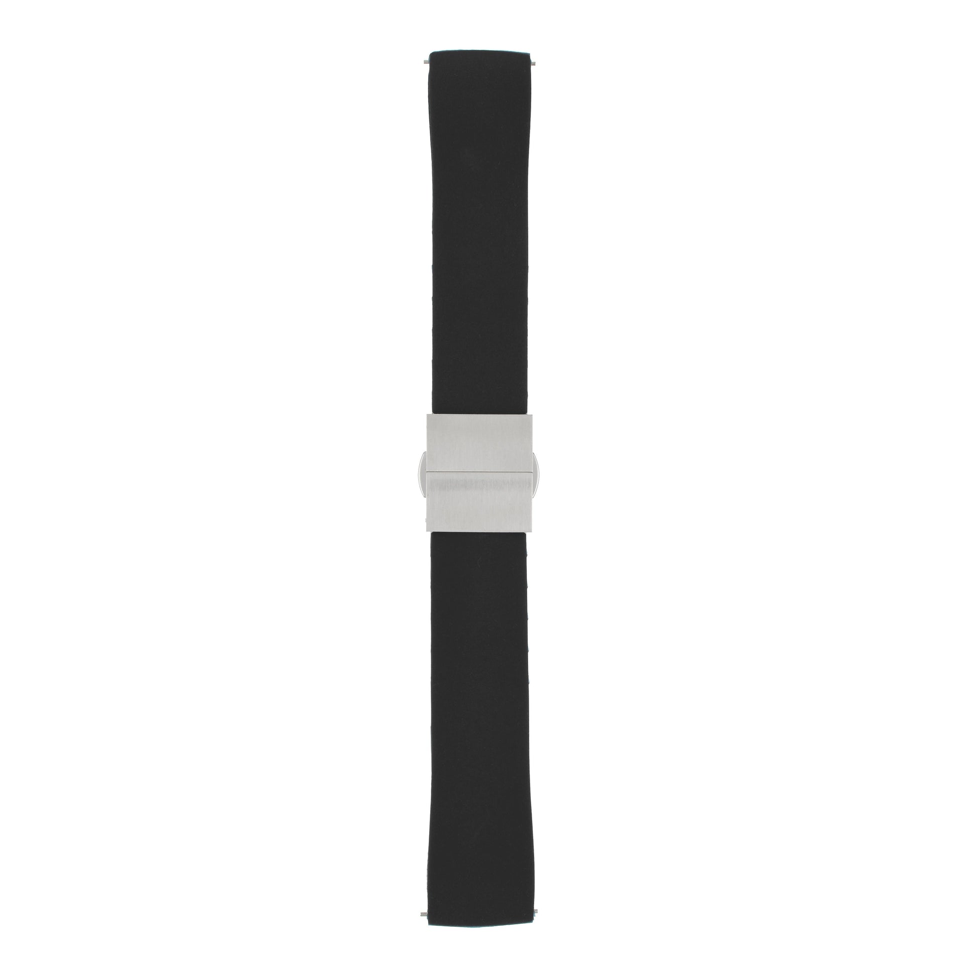Premium Silicone Centre Clasp Watch Strap