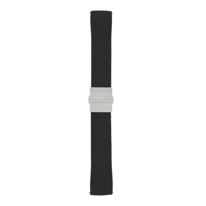Premium Silicone Centre Clasp Watch Strap