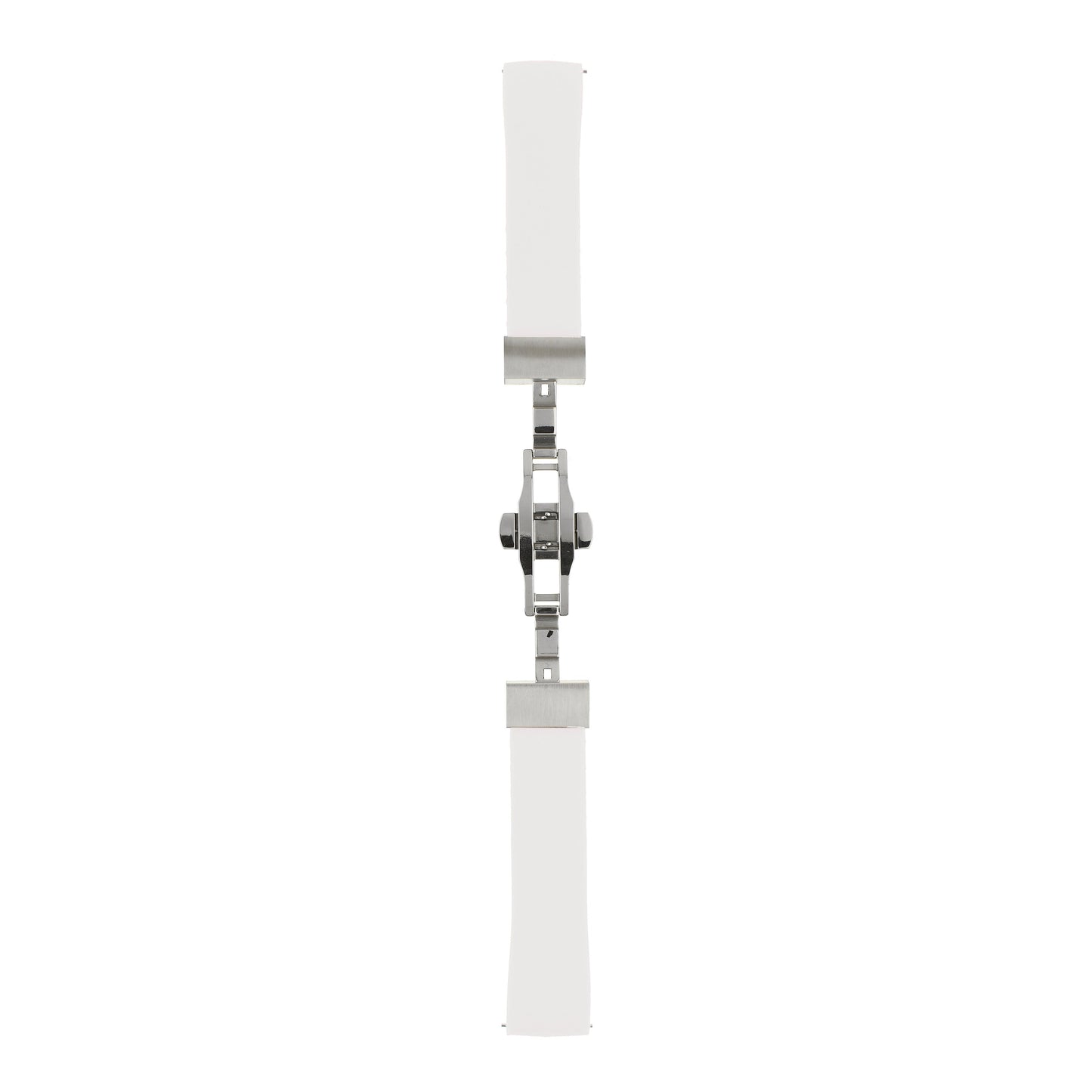 Premium Silicone Centre Clasp Watch Strap