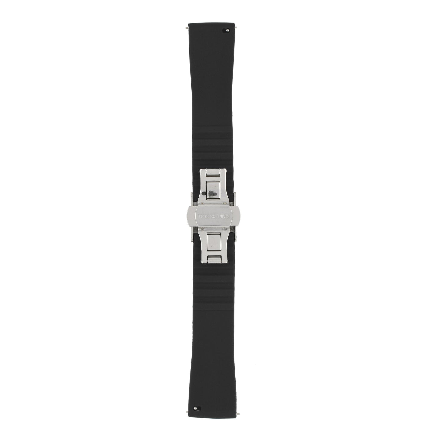 Premium Silicone Centre Clasp Watch Strap