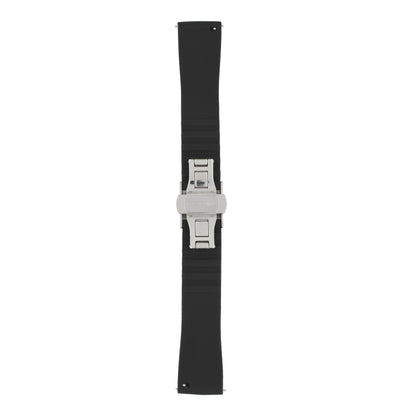 Premium Silicone Centre Clasp Watch Strap