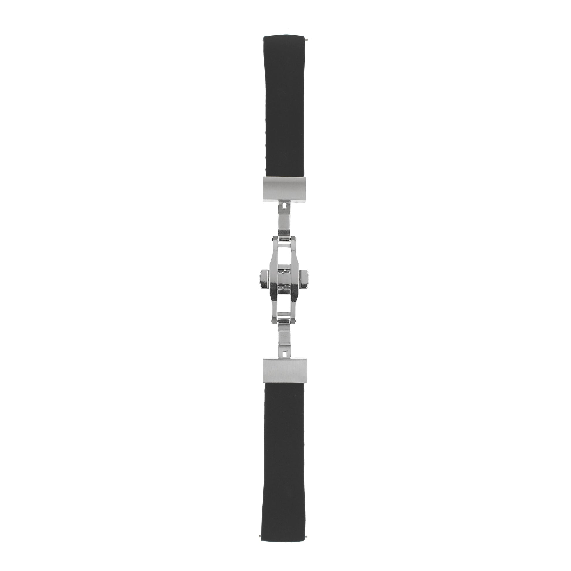 Premium Silicone Centre Clasp Watch Strap