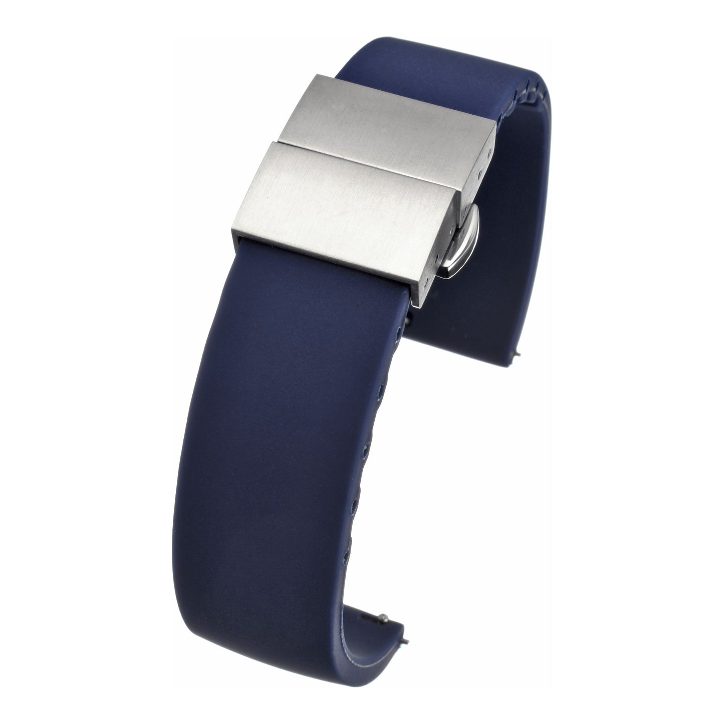 Premium Silicone Centre Clasp Watch Strap