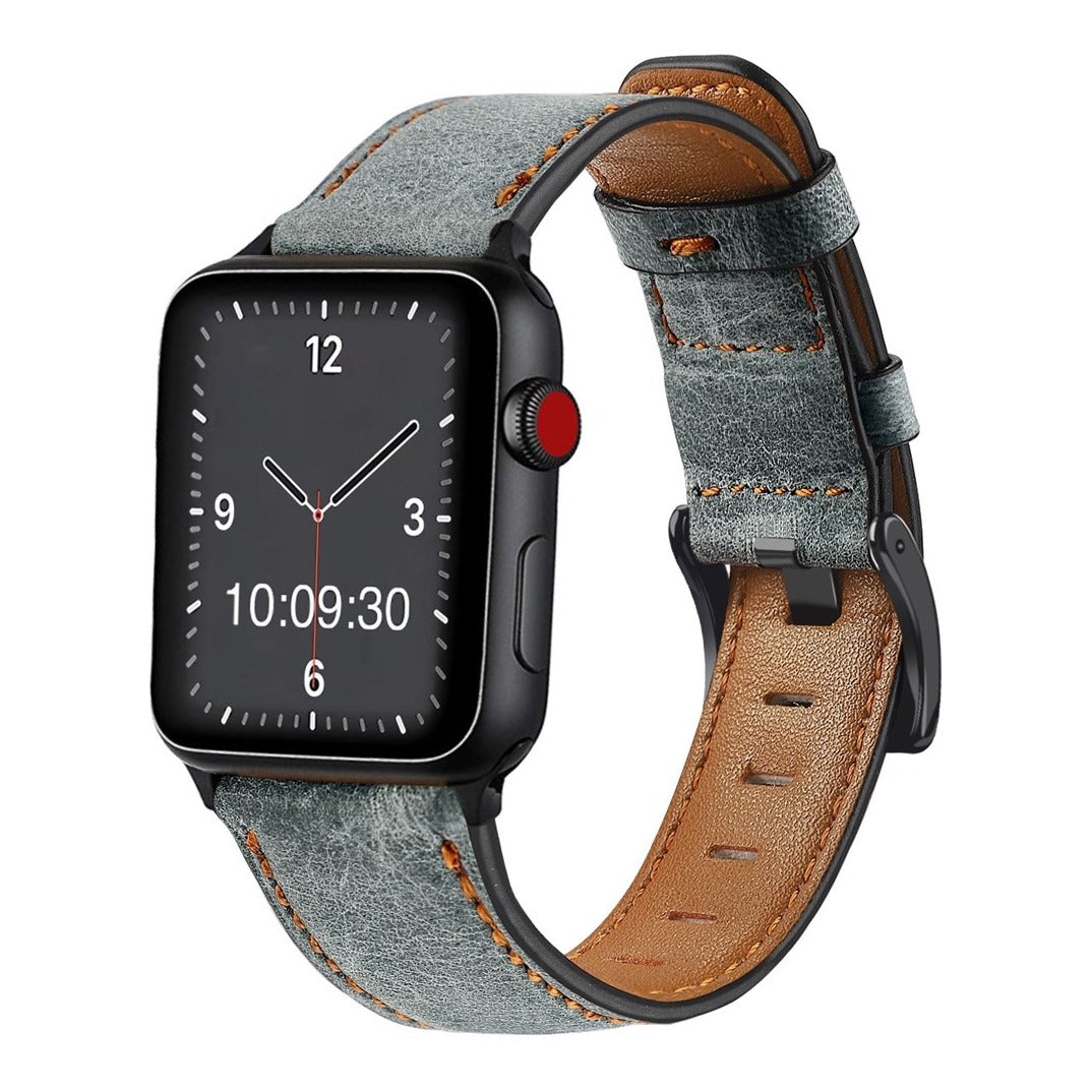 Retro Leather Watch Strap