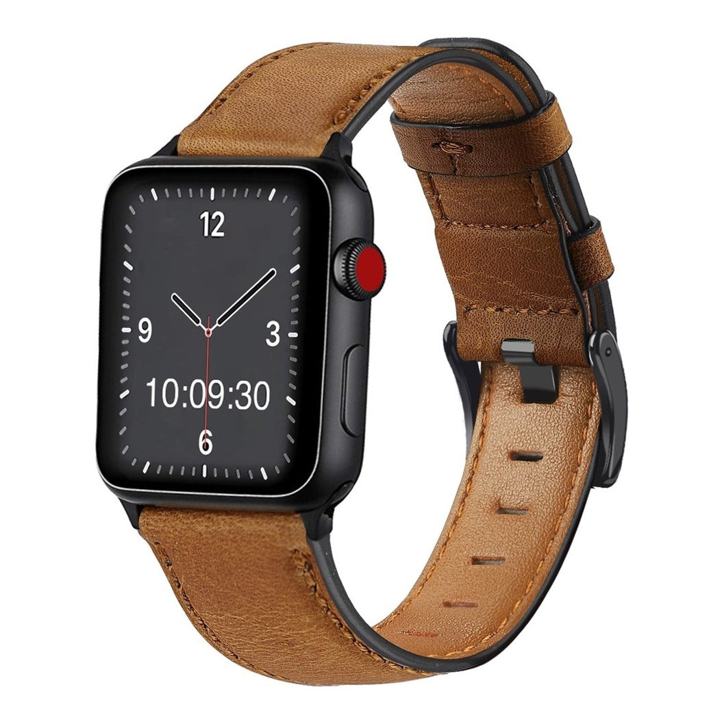 Retro Leather Watch Strap