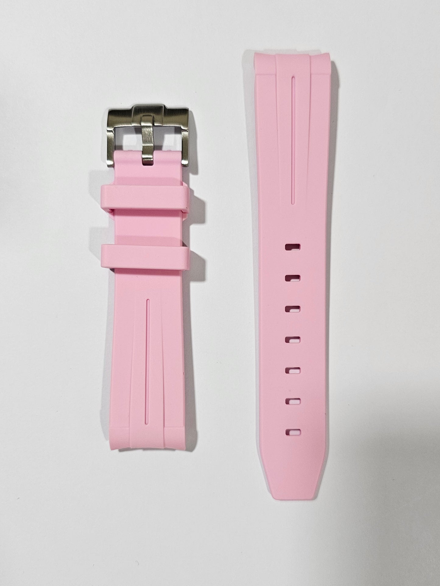 Pink Curved Silicone Strap | Omega X Swatch MoonSwatch