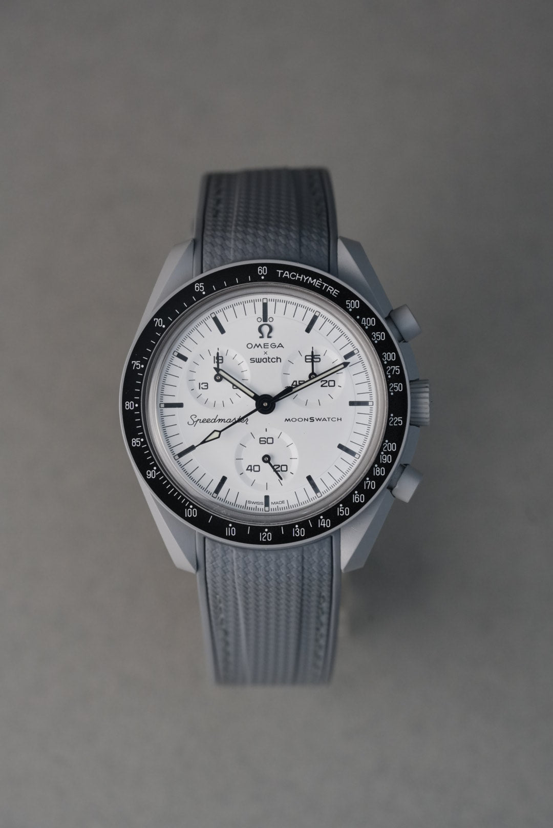 Rubber Curved Strap for Omega x Swatch MoonSwatch – 1965