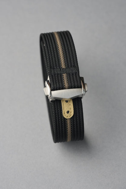 Nylon Strap with FKM Reinforced Notches - Deployant Clasp 18mm-22mm