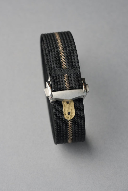 Nylon Strap with FKM Reinforced Notches - Deployant Clasp 18mm-22mm