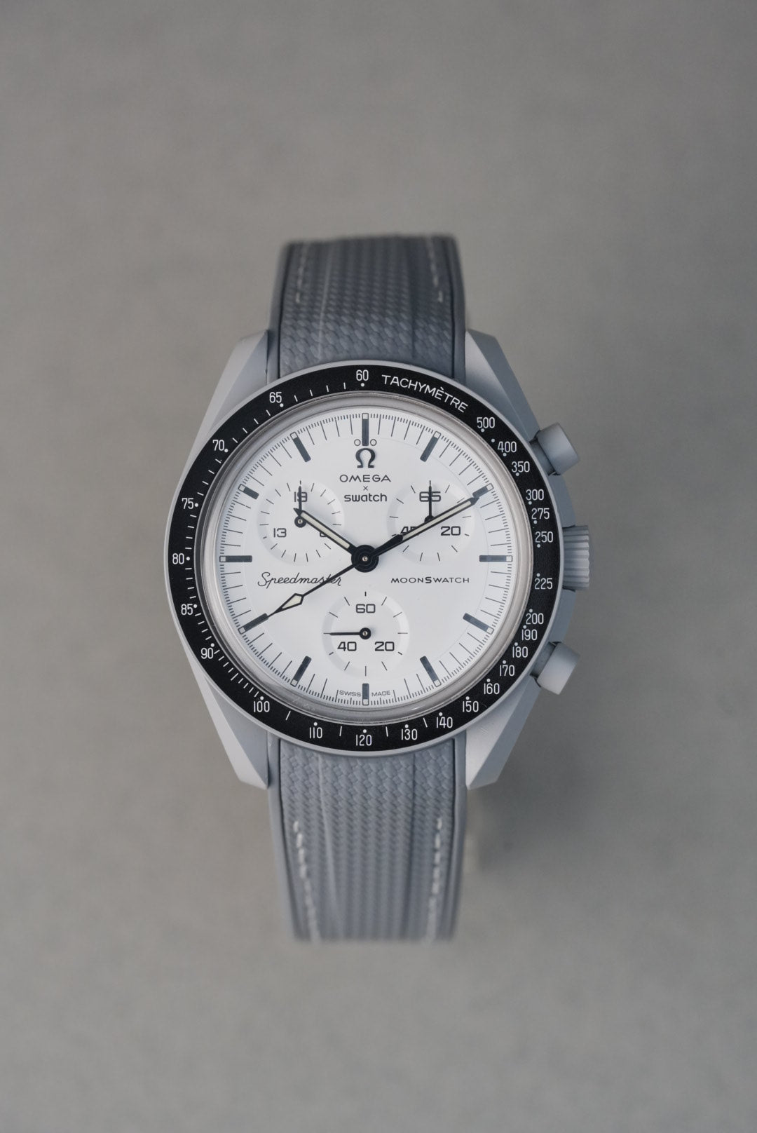 Rubber Curved Strap for Omega x Swatch MoonSwatch – 1965