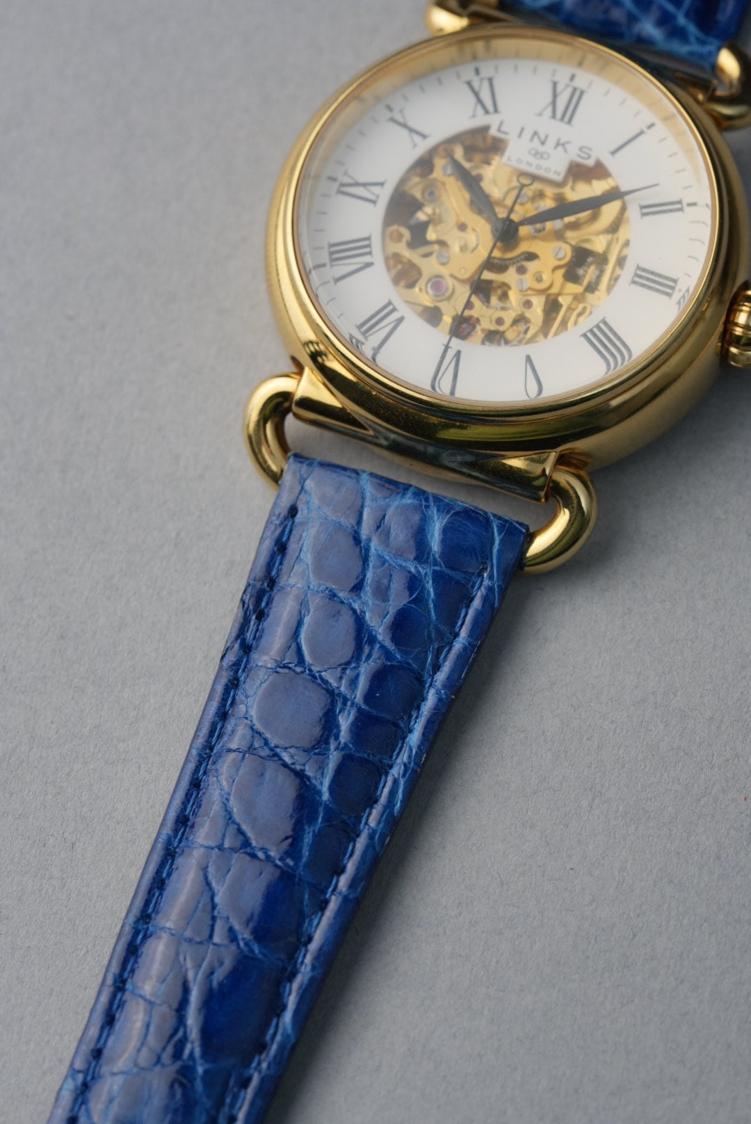 Italian Genuine Crocodile Leather Strap with Nubuck Lining - 18mm to 20mm