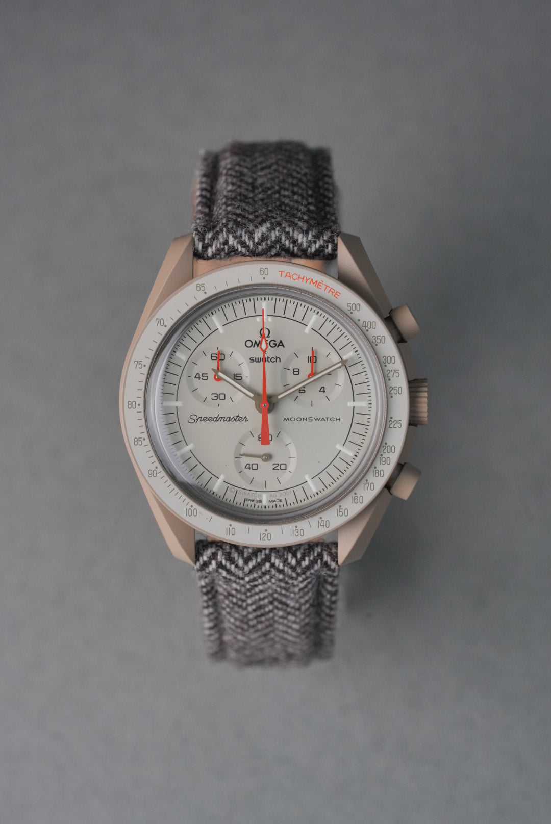 Fabric Strap  for Omega x Swatch MoonSwatch – Mission To Jupiter – Tweed