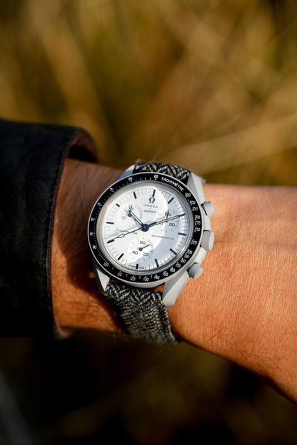 MoonSwatch 1965 Tweed Strap