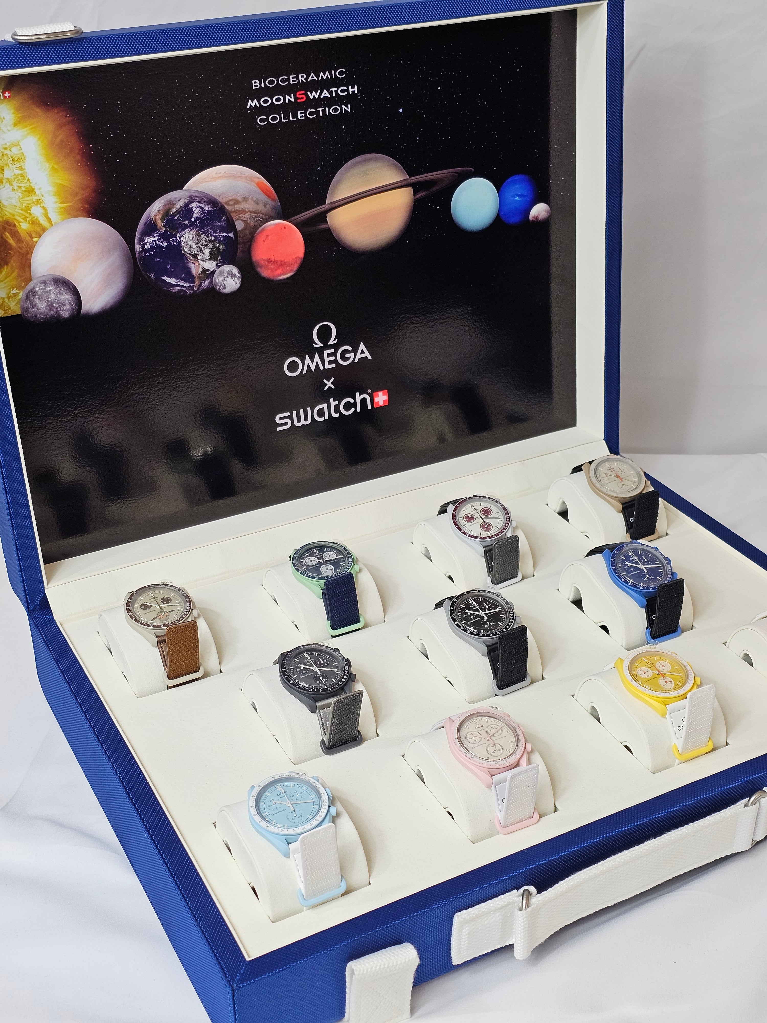 Omega X Swatch MoonSwatch Flight Case All 11 MoonSwatches