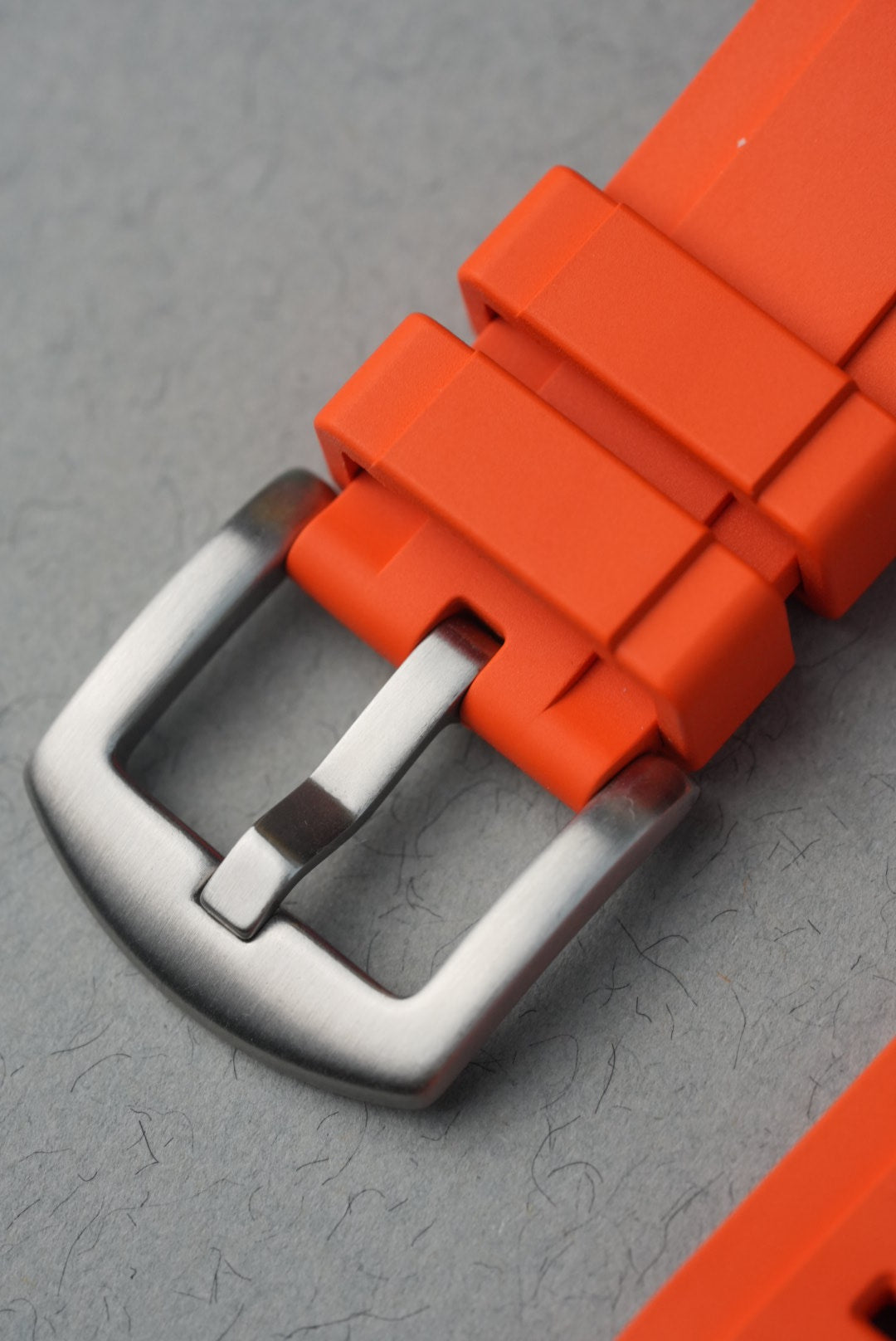 Rubber FKM Divers Strap for Swatch x Omega MoonSwatch – Mission To Jupiter – Orange